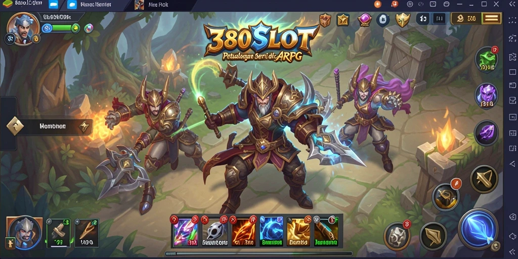 Tampilan gameplay menarik di dunia ARPG 380SLOT.