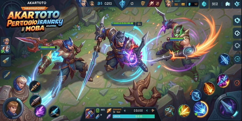 Tangkapan layar gameplay <strong>AKARTOTO</strong> dengan aksi pertarungan yang mendebarkan.
