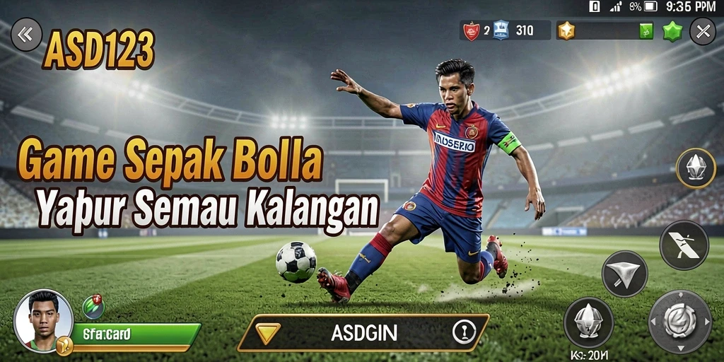 Tangkapan layar menunjukkan aksi seru dalam permainan sepak bola.