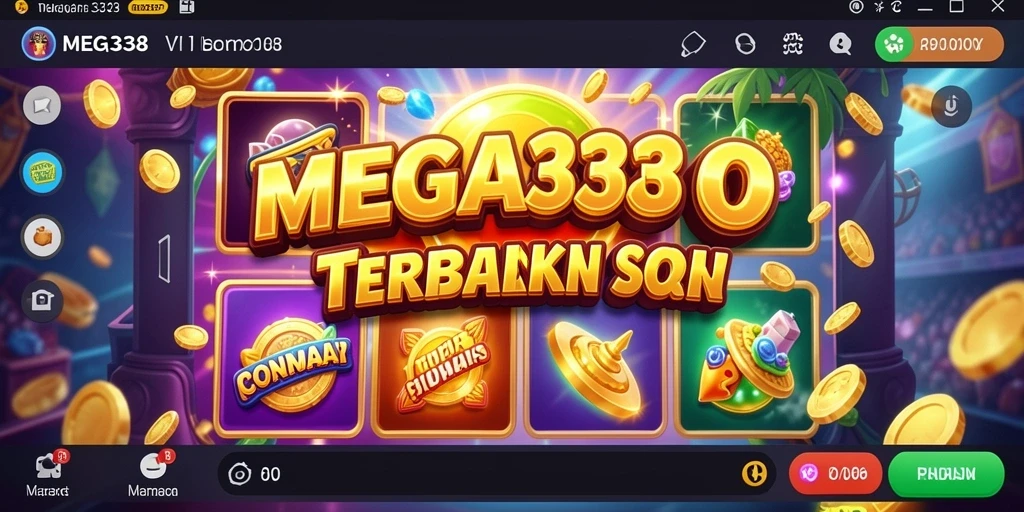 Tampilan gameplay Slot MEGA338 yang menarik dan interaktif.