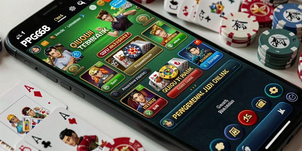 Tampilan gameplay QiuQiu yang seru dan interaktif.