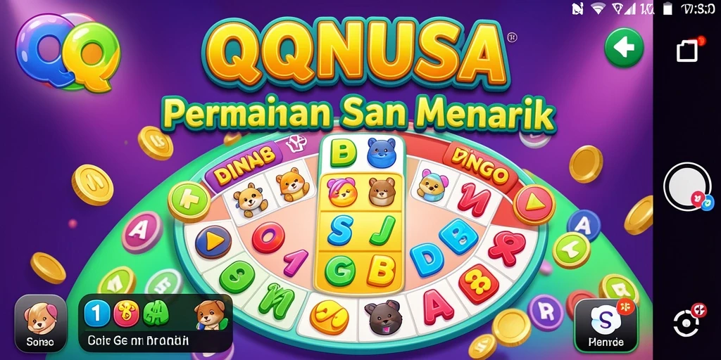 Tampilan gameplay Bingo yang seru dan menarik di QQNUSA.