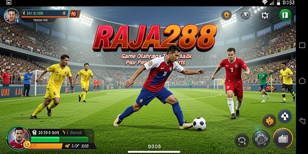 Tampilan gameplay interaktif di RAJA288 dengan berbagai mode olahraga.