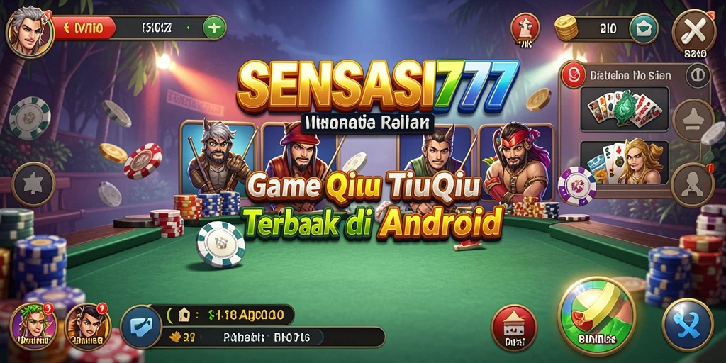 Tampilan gameplay QiuQiu yang seru dan menarik.