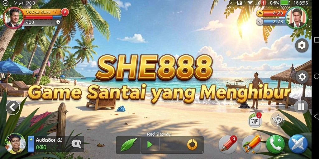 Tampilan gameplay <strong>SHE888</strong> yang menarik dan penuh warna.