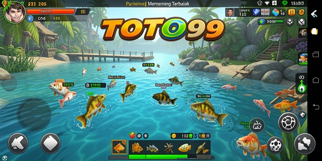 Tangkapan ikan yang besar dan menyerukan dalam gameplay TOTO99.