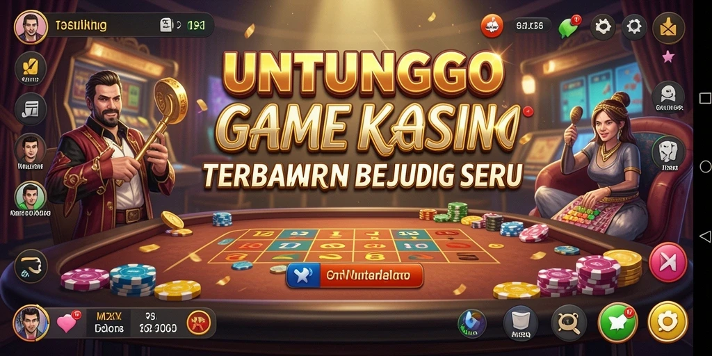 Tampilan gameplay Kasino UNTUNGGO yang seru dan mengasyikkan.