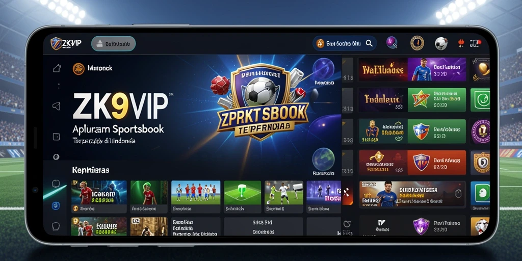 Tampilan screenshot ZK9VIP menampilkan antarmuka taruhan olahraga yang intuitif.
