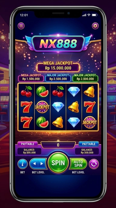 Tampilan antarmuka nx888 yang ramah dan mudah digunakan.